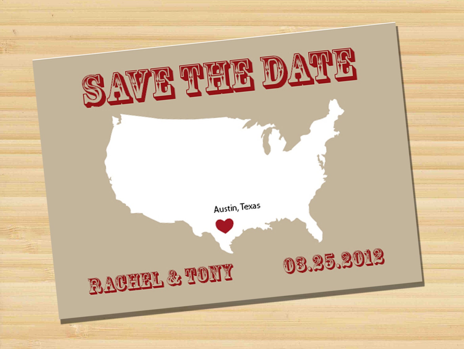Oregon State Map Save the Date Invitation - DIY Digital Printable File - Wedding Announcement Postcard