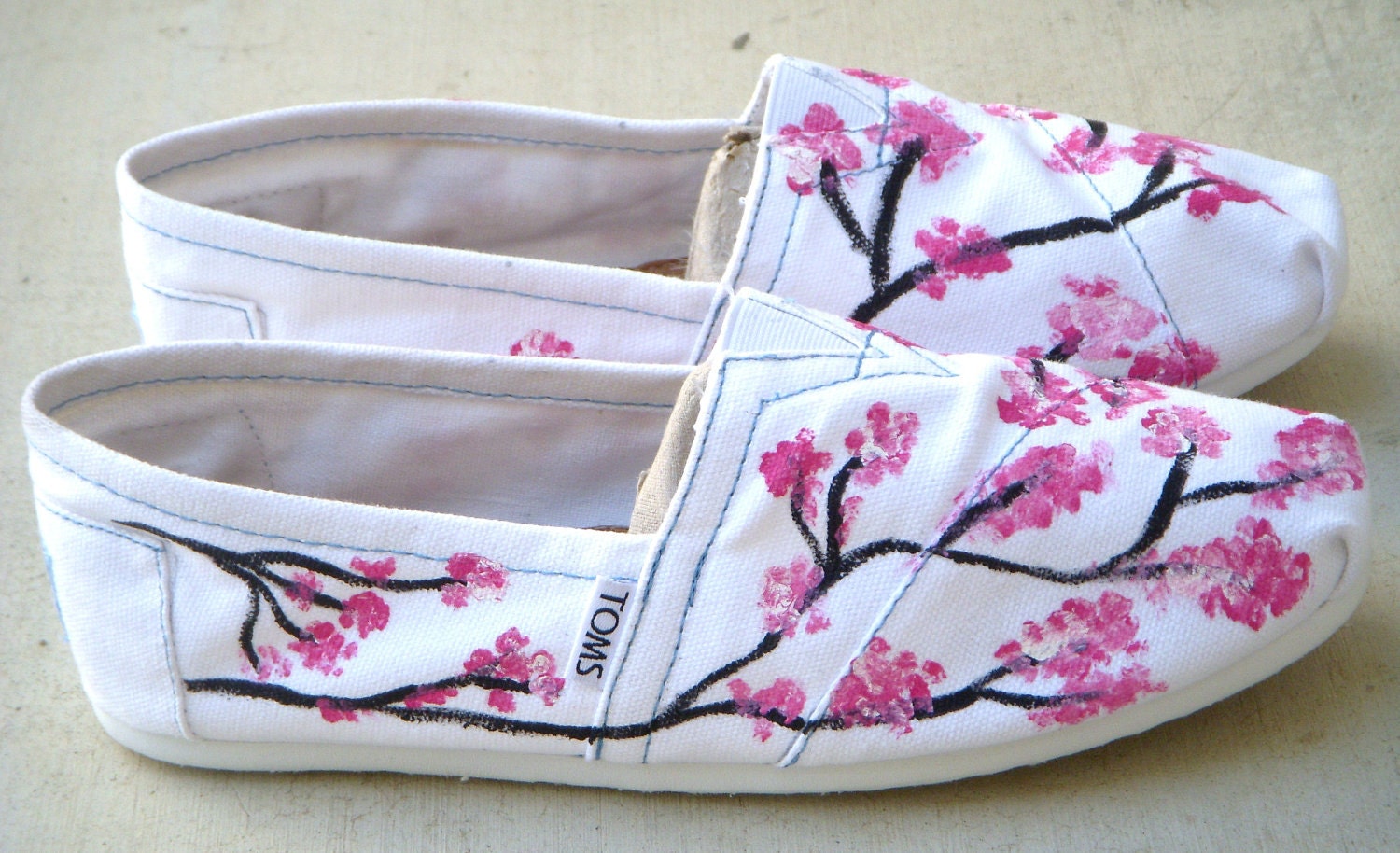 The Sophie - Cherry Blossom Custom TOMS