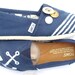 The Navy - Navy and White Custom TOMS