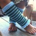 sample SALE - FREE shipping on second item toddler mini ruffle leg warmers for boy or girl 2t 3t