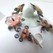 Wooden Flower Button Bracelet