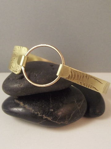 Brass Bangle / Brass Bracelet /Brass Jewelry , Artisan, Designer Jewelry, B-464