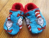 Dr. Suess Soft Soled Baby / Toddler Leather Birthday shoes