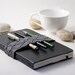 Journal Bandolier / pencil case alternative / Zen Garden Navy
