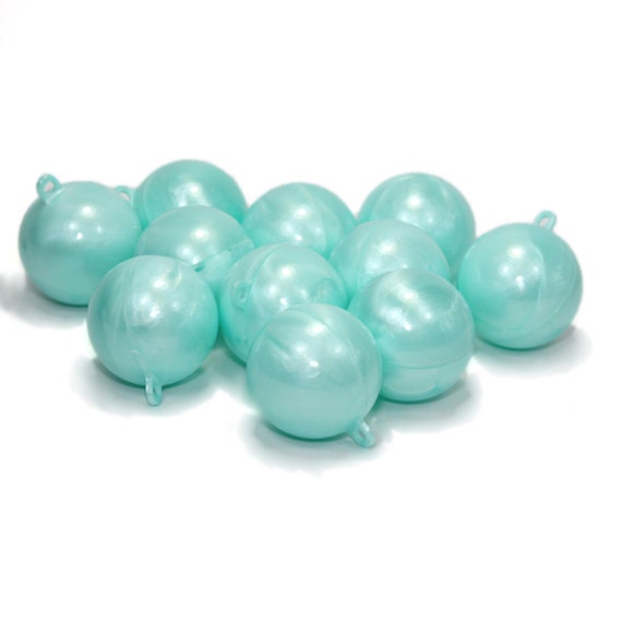 christmas ornaments vintage plastic aqua rounds by christmas ornaments vintage plastic aqua rounds by