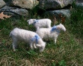 felted spring lambs needle felted animal