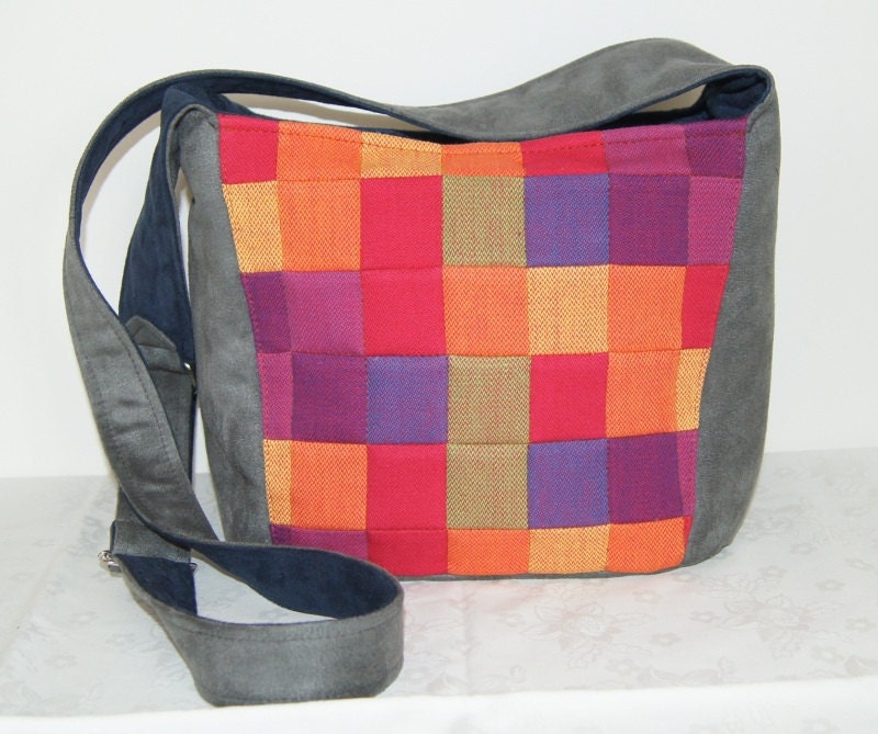 Babywearing Bag with Girasol  rainbow and alcantara Custom & Handmade