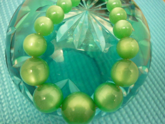 Luscious Sea Green Pearlized Necklace