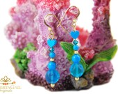 Romantic and Lovely Turquoise Blue Earrings