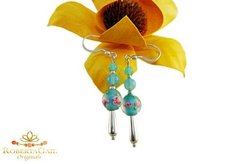 Romantic Floral Earring Drops