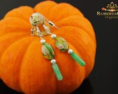 Monet reminiscent earring drops