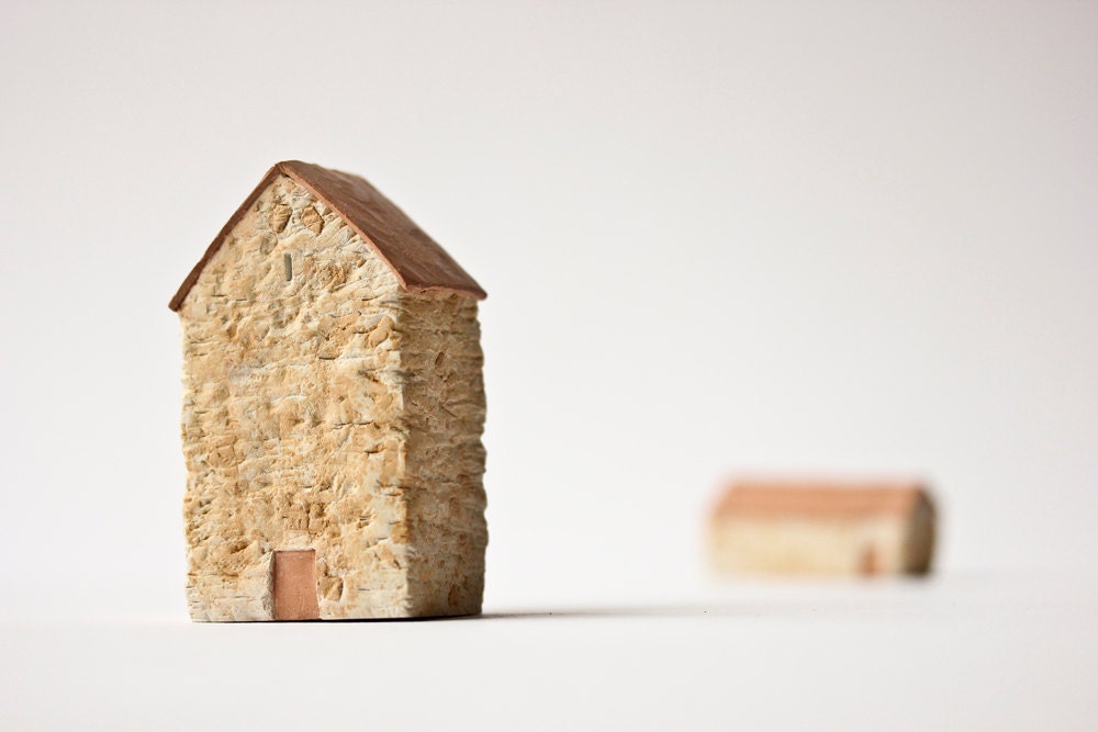 French Farmhouse Sculpture - French Country Home Rustic vintage farmhouse