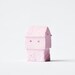 Faroe Islands Architecture - Ceramic clay house by Artisanie Europe - spring colors pastel pink easter decor modern wedding favors
