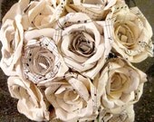 One Dozen Paper Roses, Made To Order
