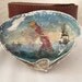 Antique nautical painted sea shell 1886