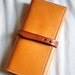 Hand Stitched Leather Long Wallet (special for tinnie)