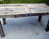 Reclaimed Wood Farmhouse Dining Table