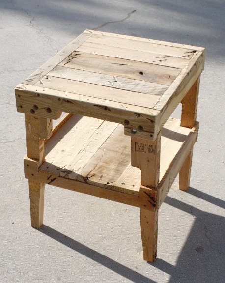 Farmhouse Table Night Stand. Bed Table.