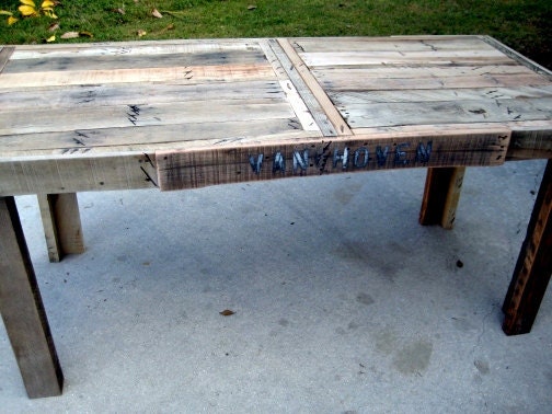 Reclaimed Wood Farmhouse Dining Table