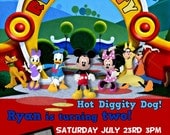 Mickey Mouse Clubhouse birthday invitation DIY printable