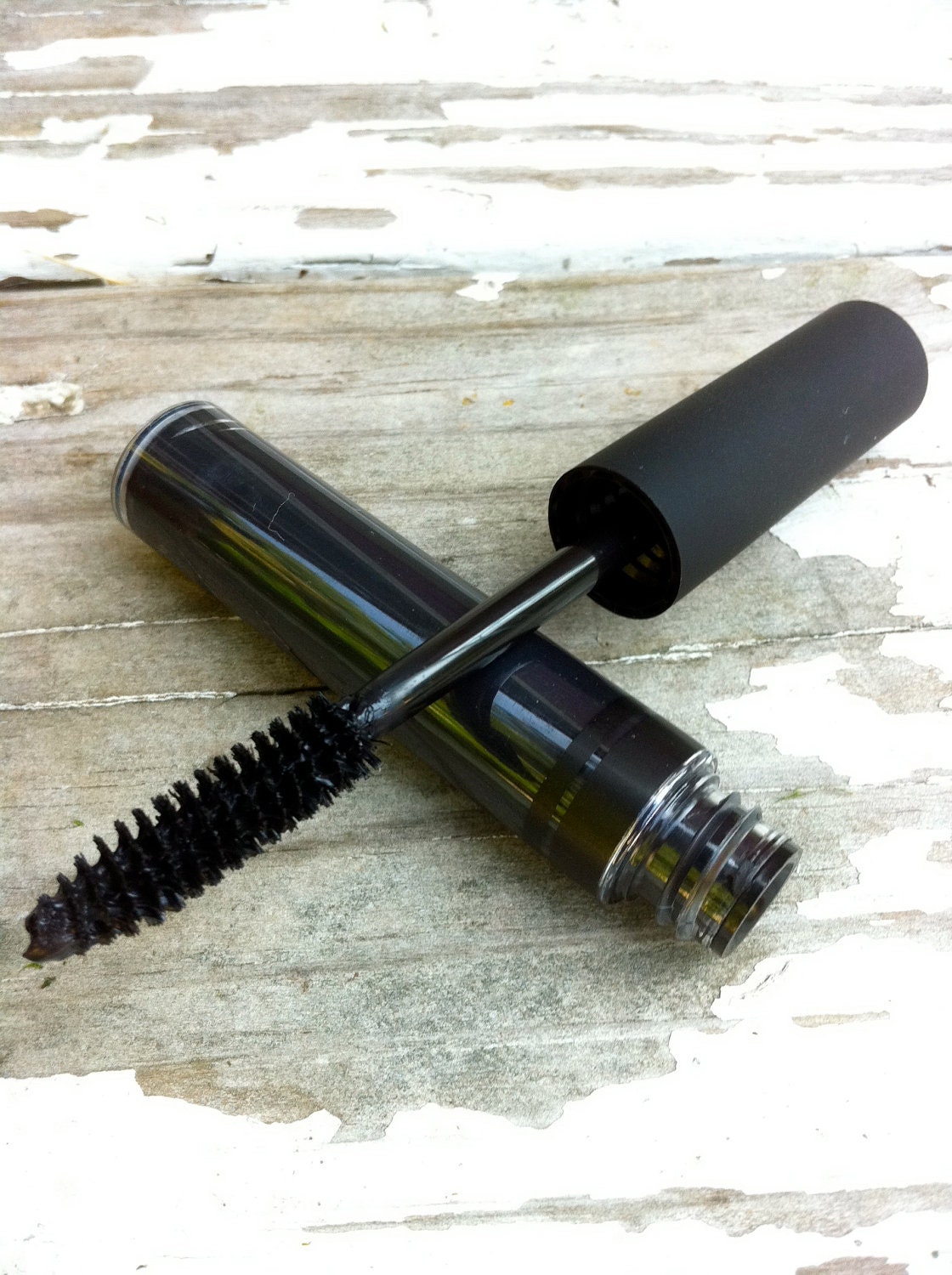 BLACK WATERPROOF Vegan Mineral Mascara  - Great for Sensitive Eyes Full Size