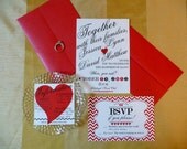 Preppy Chevron Dreams Invitation Suite Custom for you