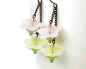 Pastel Garden Crystal Earrings - whimsydaisydesigns