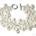April in Paris Pearl & Crystal Charm Bracelet