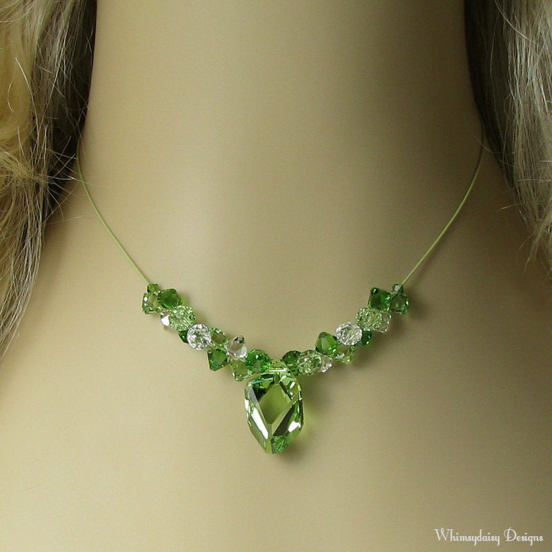 EMERALD KISS Crystal Necklace