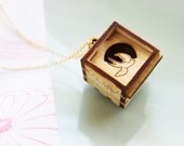 Swallows in Rain Treasure Locket Necklace