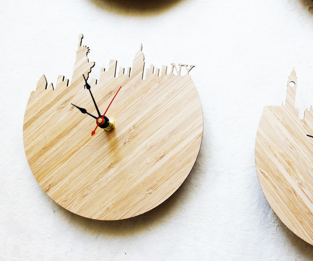 Modern Wall Clock SALE Set- Paris, SF, NY, London