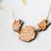 Succulent Necklace - Garden Trio