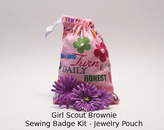 Items similar to Girl Scout Brownie Sewing Badge Kit on Etsy