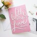 Pink Valentine's Card: Hand-Lettered With Lots of Love