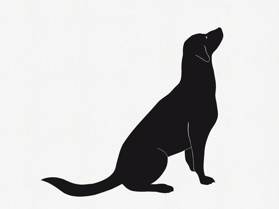 Dog Wall Decal Dog Wall Sticker Dog Wall Art 20 by MUSTERLADEN