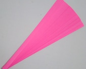 Lucky Stars Paper Strips (100): Hot Pink