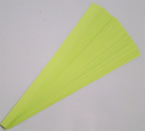 Lucky Stars Paper Strips (100): Lime Green