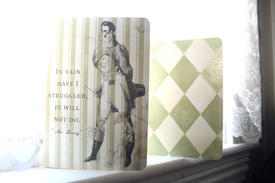 Mr. Darcy Journal Set - 2 Jotters