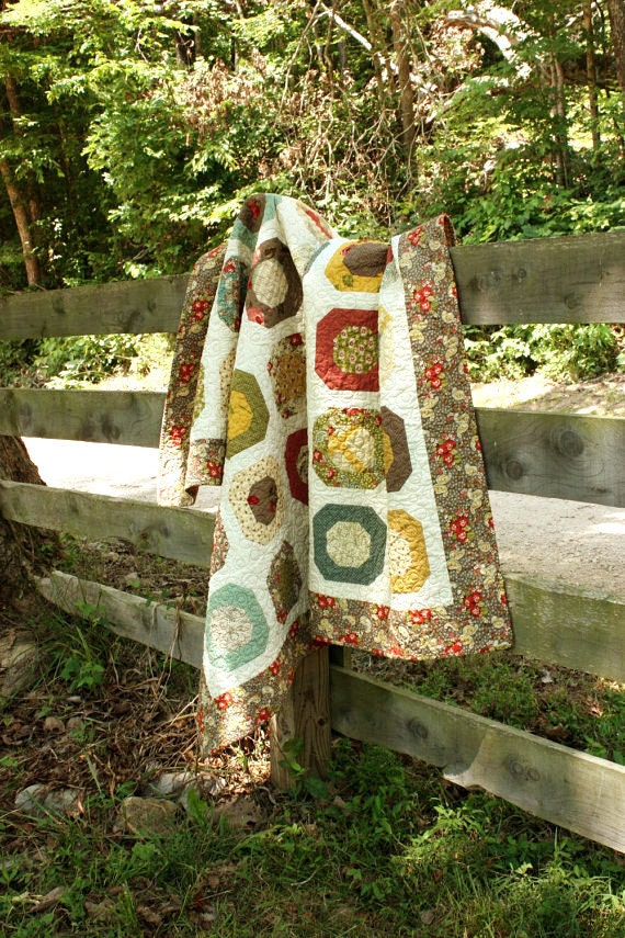 RESERVED FOR KAREN - Urban Cowgirl Lap Quilt - Twin Size Coverlet