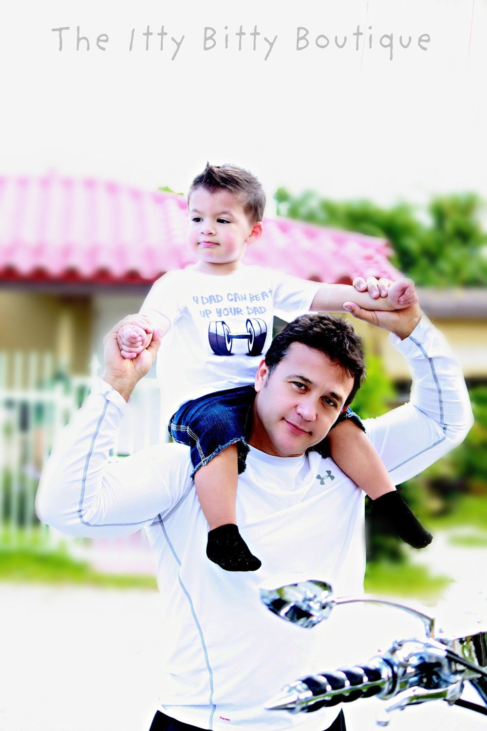 My Dad Can Beat Up Your Dad - Funny Baby Onesie -Toddler Tee also available