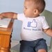 Mommy Likes This - Personalized Baby Onesie - Toddler Tee also available - You Fill in Your Name Choice