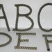 Alphabet Letters Rope Letters MADE TO ORDER Nautical theme decor Weddings & Shower Events