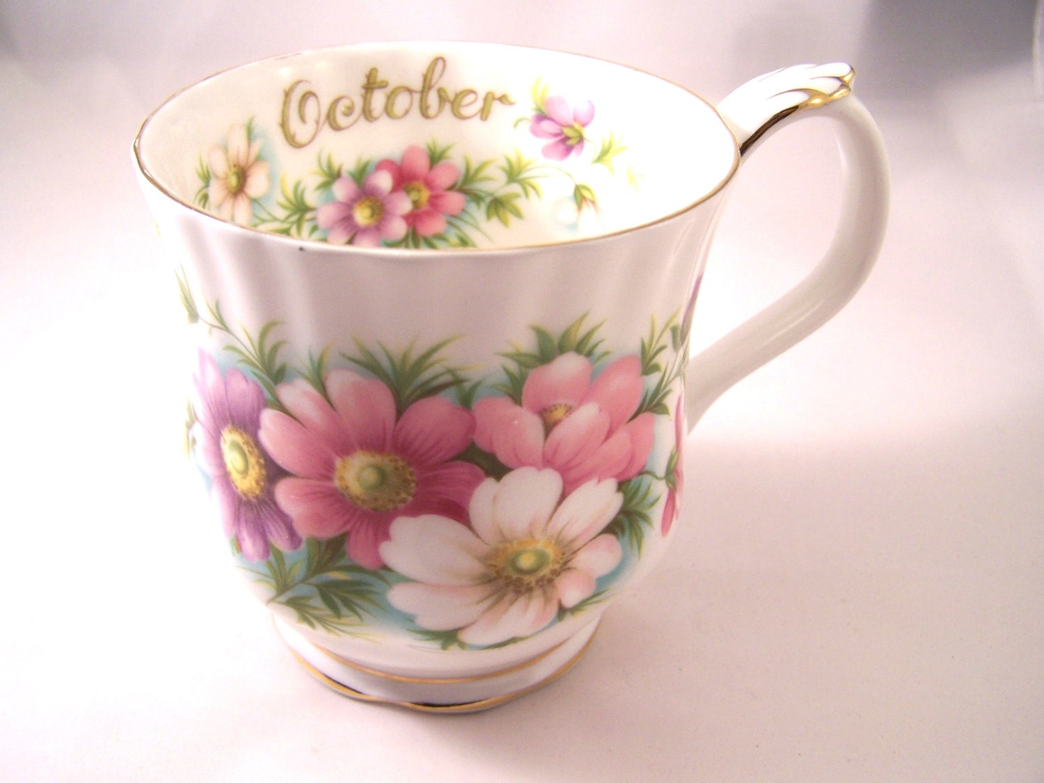 Royal Albert Flower of the month "October" Coffee Cup