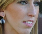 zebra earrings