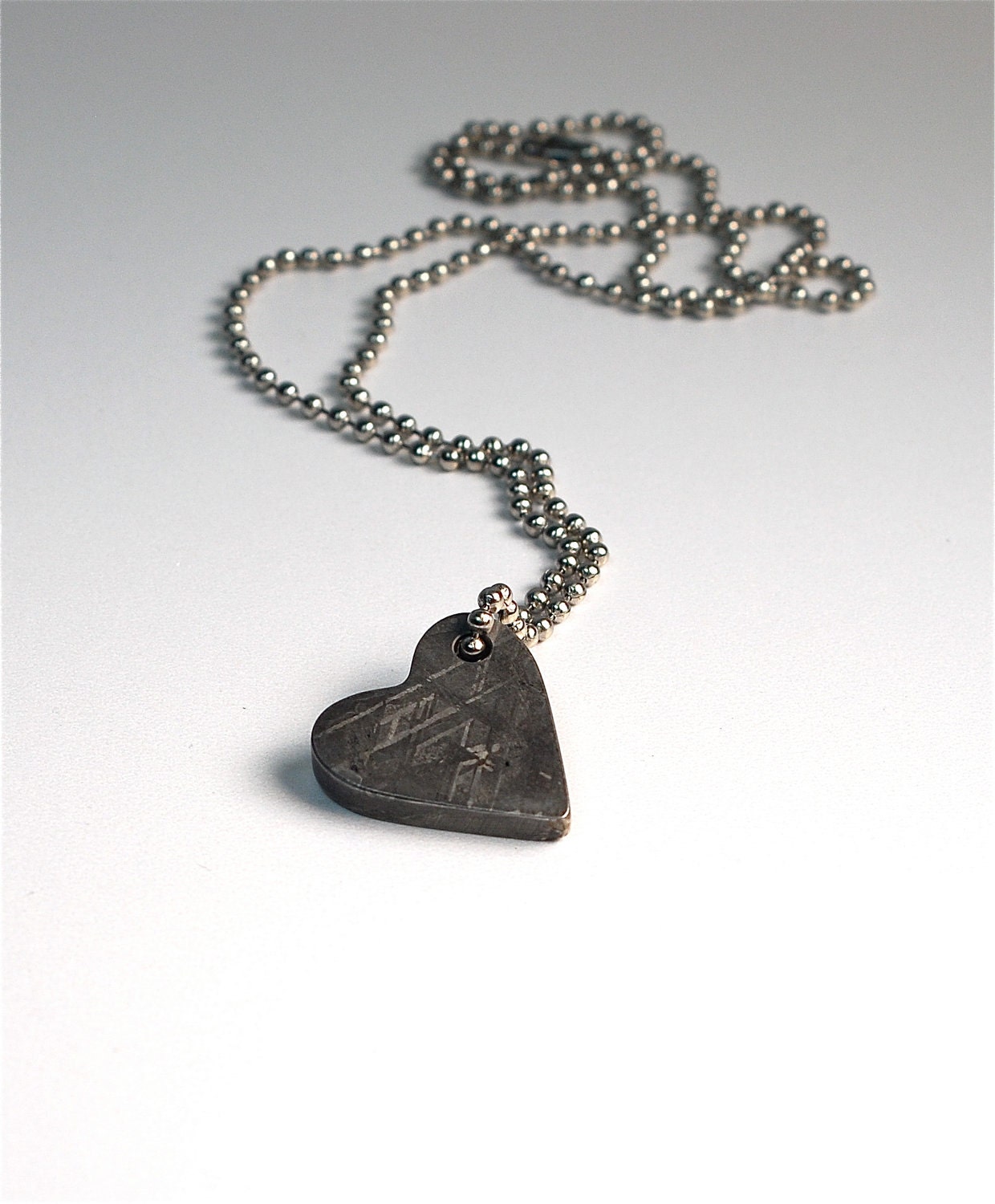 Meteorite Jewelry, Valentine Heart, Shooting Star, Pendant