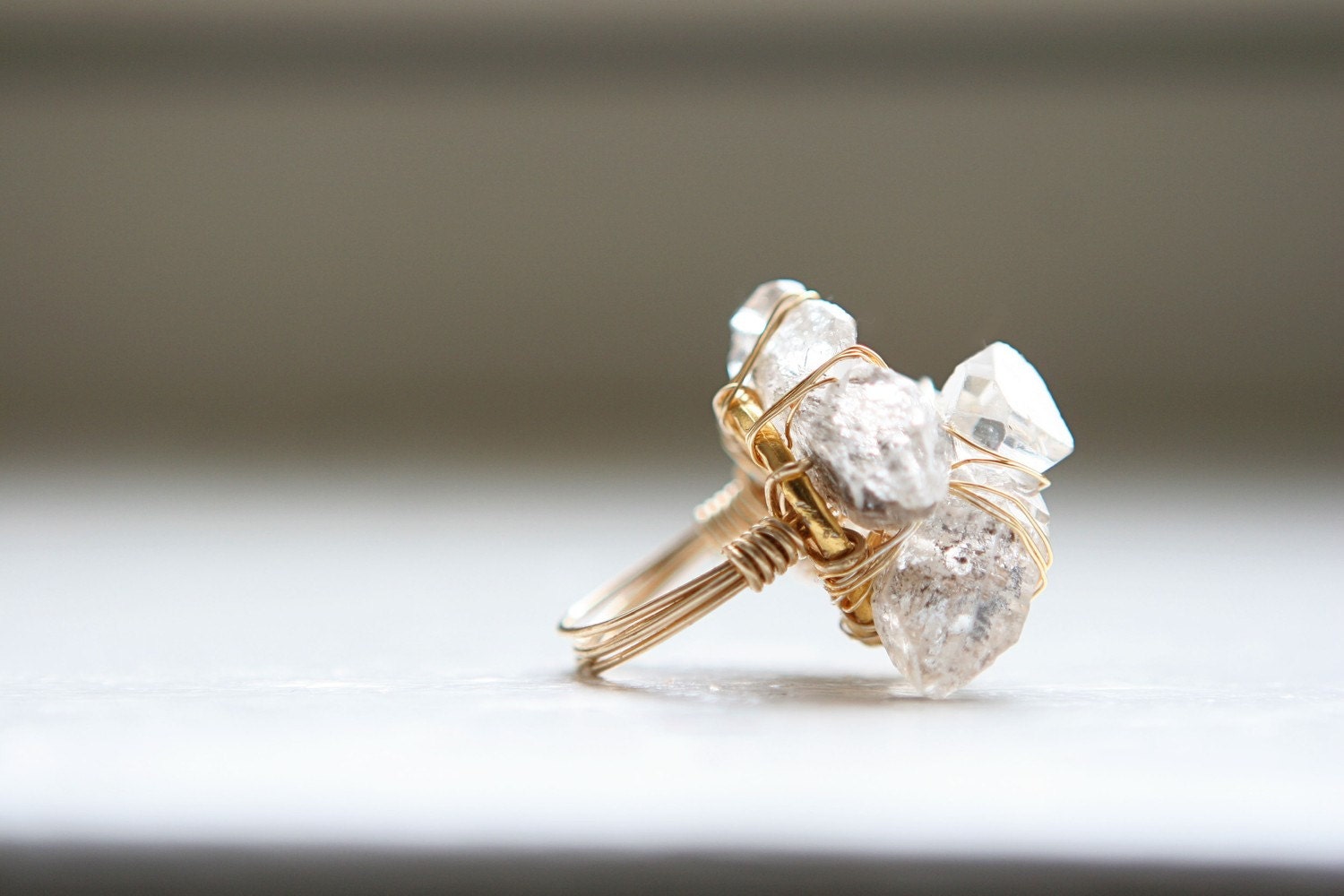 Herkimer Diamond Ring (as seen on the Today Show)