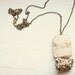 Hippopotamus Tooth and Pyrite Necklace