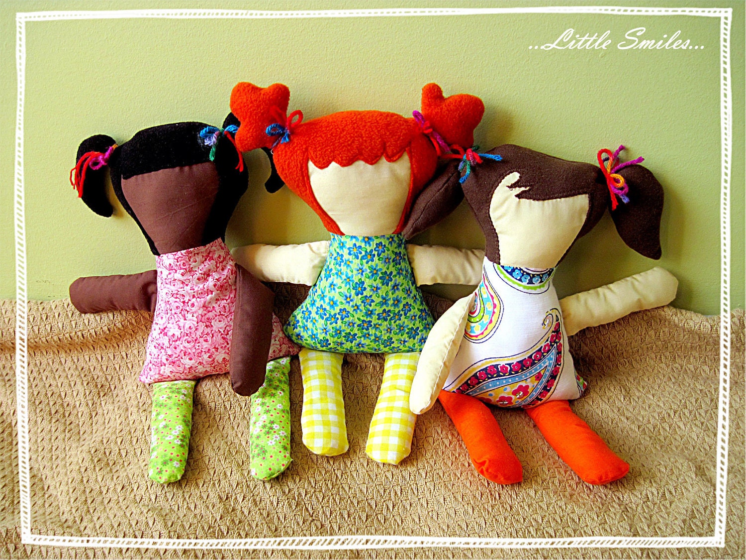 PDF Doll Pattern -  3 Hairstyle Options Included - The Norah Doll