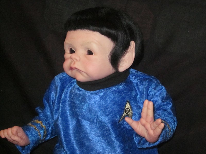 Baby Spock from Star Trek Reborn Baby Doll