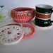 Crocheted Coaster and Bowl Set in Tangerine Cotton
